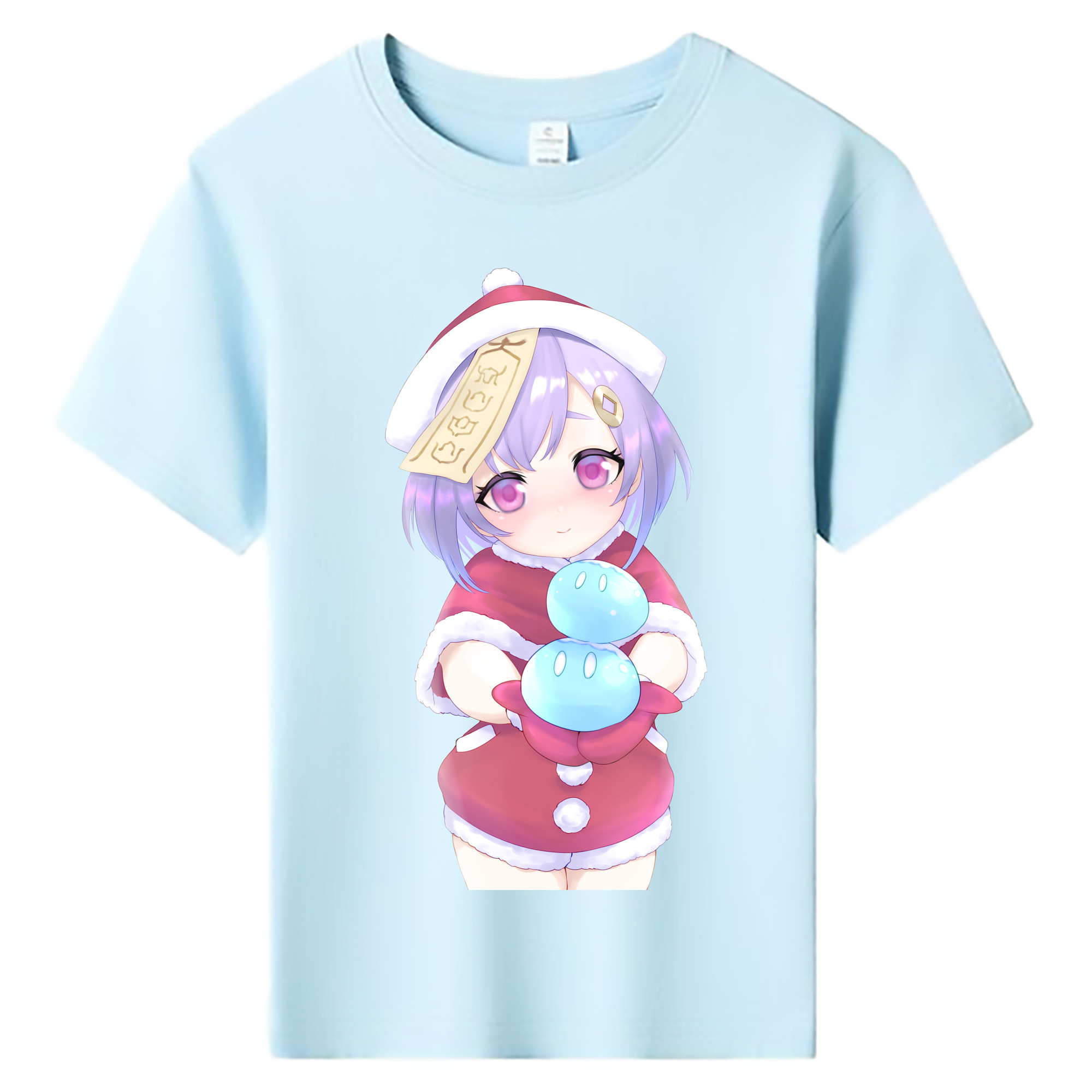 げんし神 七七 なな  genshin Nana 綿100％キッズTシャツ（フロントプリント）